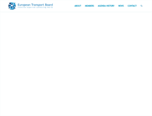 Tablet Screenshot of europeantransportboard.com